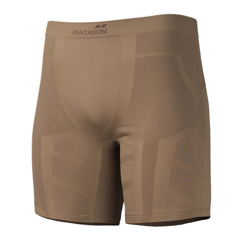 Антибактеріальна термобілизна труси Pentagon PLEXIS SHORT K11011 X-Small/Medium, Койот (Coyote)