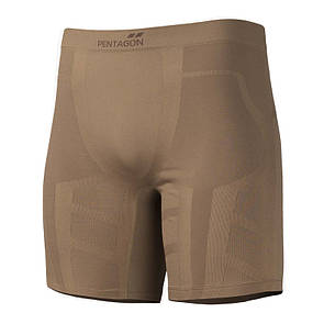 Антибактеріальна термобілизна труси Pentagon PLEXIS SHORT K11011 X-Small/Medium, Койот (Coyote)