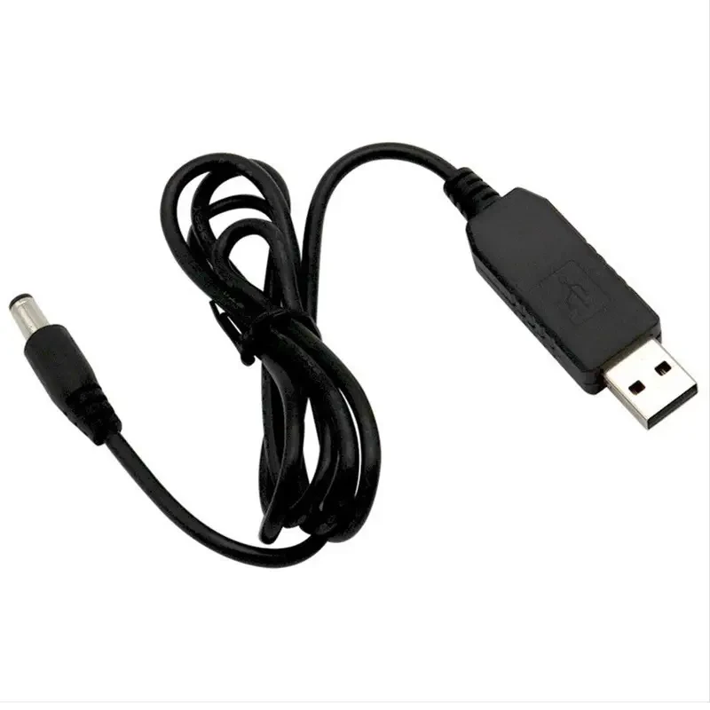 USB кабель шнур перехідник для Wi-Fi роутера 5V на 9V (DC 5,5х2,1мм) від павербанка