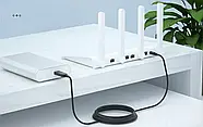 USB кабель шнур перехідник для Wi-Fi роутера 5V на 9V (DC 5,5х2,1мм) від павербанка, фото 2
