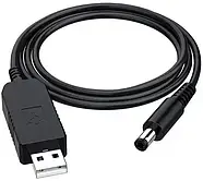 USB кабель шнур перехідник для Wi-Fi роутера 5V на 9V (DC 5,5х2,1мм) від павербанка, фото 4