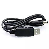 USB кабель шнур перехідник для Wi-Fi роутера 5V на 9V (DC 5,5х2,1мм) від павербанка, фото 6