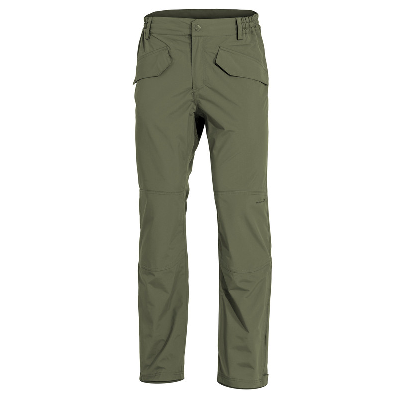 Дощові мембранні штани Pentagon YDOR RAIN PANTS K05037 Large Long, Camo Green (Сіро-Зелений)