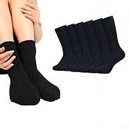 Комплект жіночих шкарпеток, 6 пар, термоноски, чорний колір, якісні та теплі, розмір 35-40, фото 2