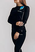 Жіночий комплект термобілизна +шкарпетки, чорний, зима/осінь, чорний колір, фото 3