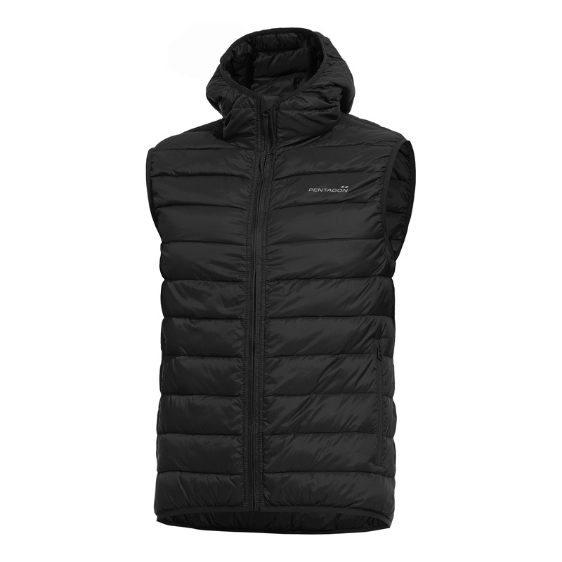 Утеплений жилет Pentagon AURORA HOOD VEST K04011 Medium, Чорний