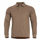 Тактичне поло на довгий рукав Pentagon ANIKETOS LONG POLO K09013 XX-Large, Чорний, фото 4