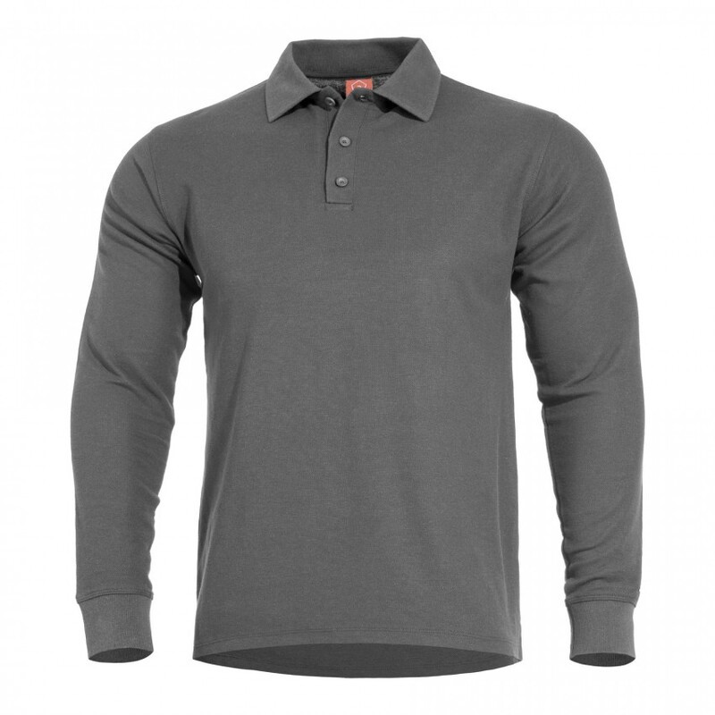 Тактичне поло на довгий рукав Pentagon ANIKETOS LONG POLO K09013 X-Large, Wolf-Grey (Сірий)