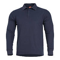 Тактическое поло с длинным рукавом Pentagon ANIKETOS LONG POLO K09013 X-Large, Синій (Navy)