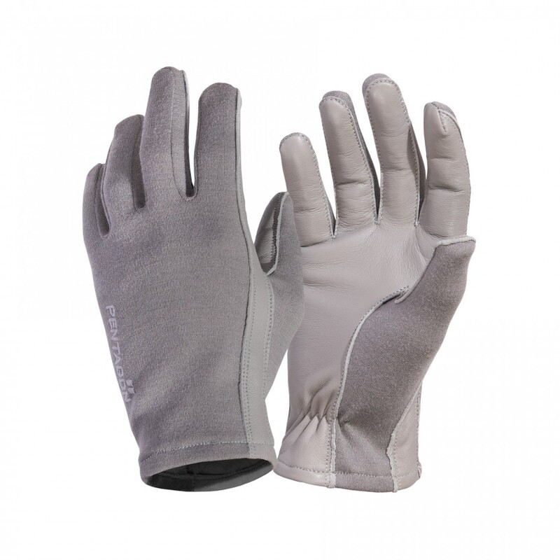 Вогнетривкі номекс тактичні рукавички Pentagon SHORT CUFF PILOT P20001 Medium, Wolf-Grey (Сірий), фото 1
