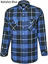 Тактична сорочка у клітинку LA Police Gear Backup Light Weight Flannel Medium, Fugitive Green, фото 4