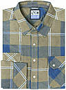 Тактична сорочка у клітинку LA Police Gear Backup Light Weight Flannel Medium, Fugitive Green, фото 11