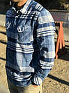 Тактична фланелева сорочка LA Police Gear Vanguard Mid Weight Flannel Medium, Outpost Blue, фото 4