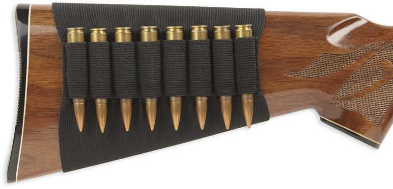 Наприкладний підсумок патронташ Bulldog Butt Stock Rifle WBSR Чорний