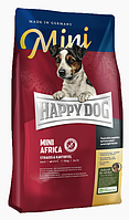 Happy Dog Mini Africa корм для собак мелких пород (при пищевой аллергии), 300 г