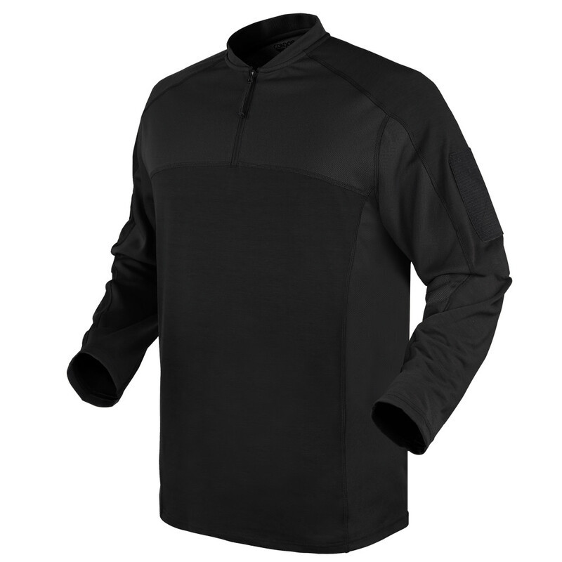 Бойова антимікробна сорочка Condor Trident Battle Top Long Sleeve 101206 Medium, Чорний