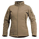 Тактичний мембранний жіночій софтшел Pentagon ARTAXES WOMAN K08011-W Small, RAL7013 (Олива), фото 5