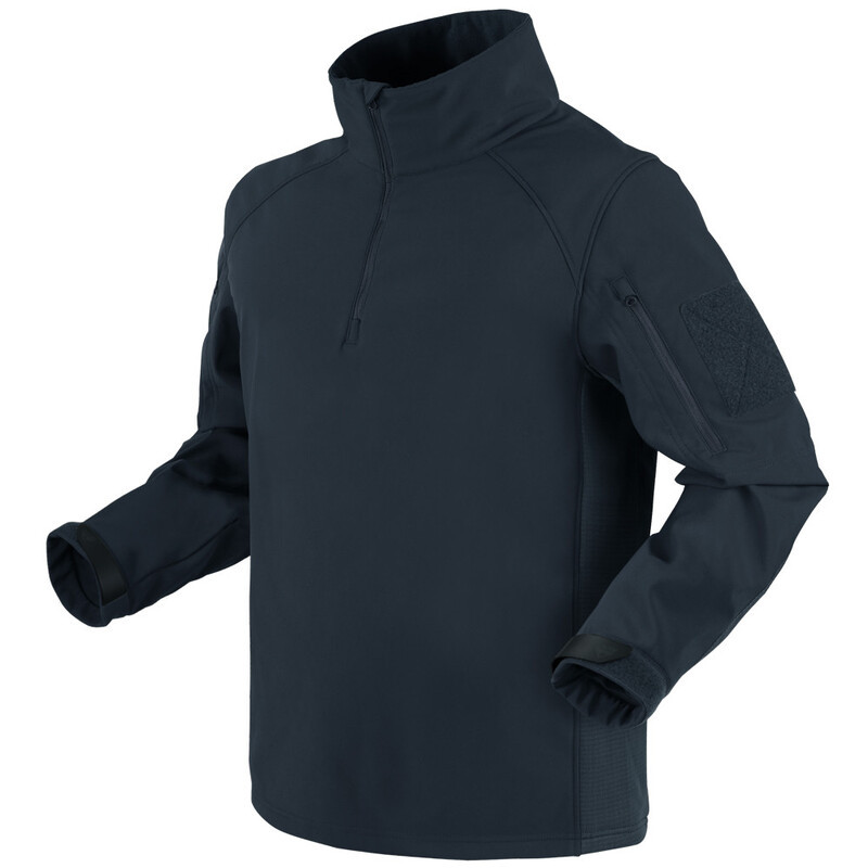 Бойова софтшелл сорочка Condor PATROL QUARTER-ZIP SOFT SHELL 101185 Large, Синій (Navy)