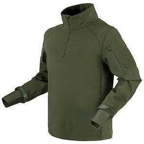 Бойова софтшелл сорочка Condor PATROL QUARTER-ZIP SOFT SHELL 101185 X-Large, Олива (Olive)