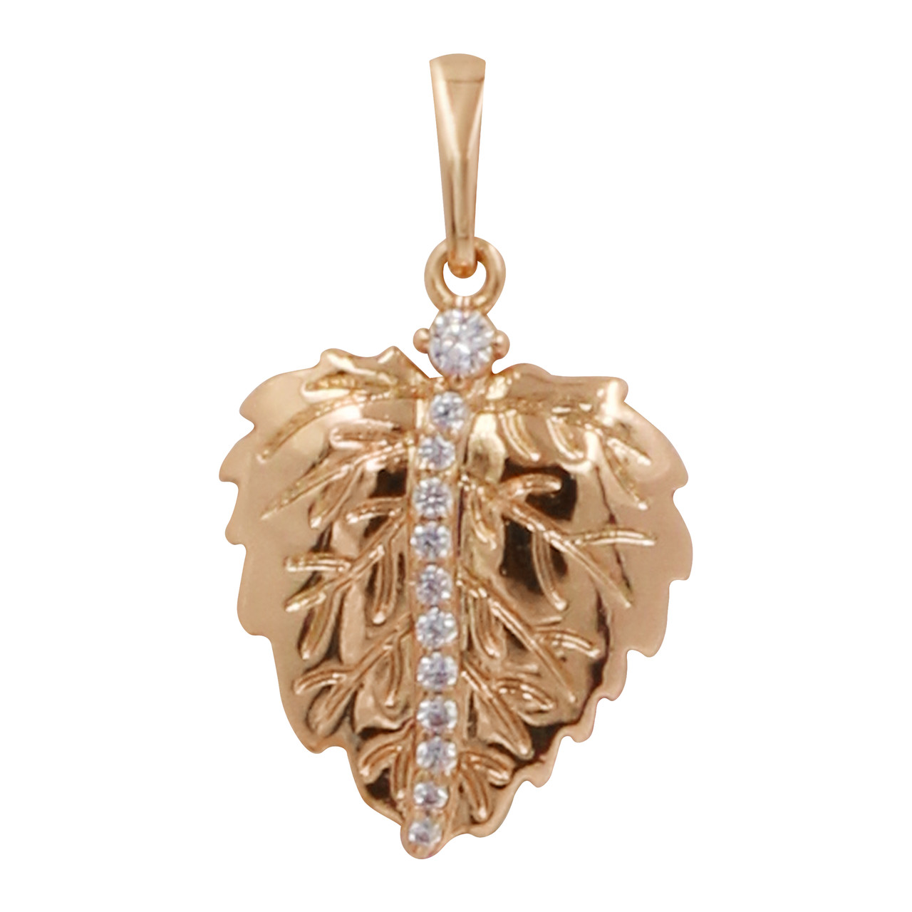 Підвіска "Пишне листя" лимонна позолота Xuping 371035, фото 1