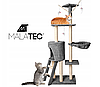 Кігтеточка когтеточка будиночок дряпак для кота Malatec 138см, фото 4