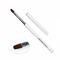 Пензель для моделювання Couture Colour Gel Brush 8. овальний. штучний ворс 10 мм