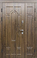 Двері вхідні Redfort Арка вулиця Дуб бронзовий (ПВХ-02) 1200*2040 Ліві