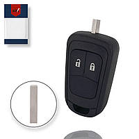 Корпус ключа на 2 кнопки Chevrolet Aveo Sonic Camaro Cruze Equinox Malibu Spark Volt ( болванка , ключ