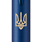 Ручка кулькова Parker IM Professionals UKRAINE Monochrome Blue BP Тризуб 28132_T001y, фото 5