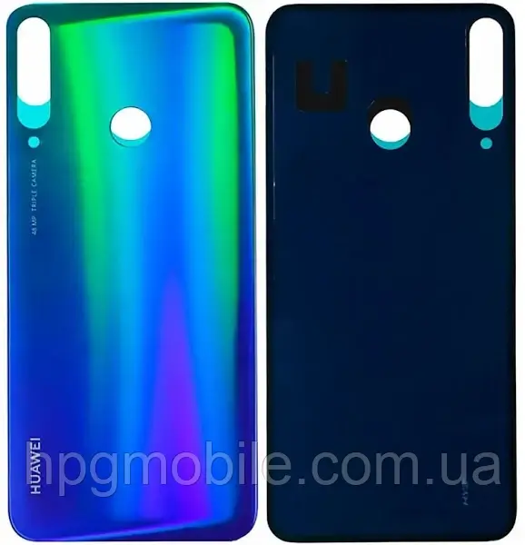 Задня панель корпусу (кришка акумулятора) для Huawei P40 Lite E, оригінал Синій, фото 1