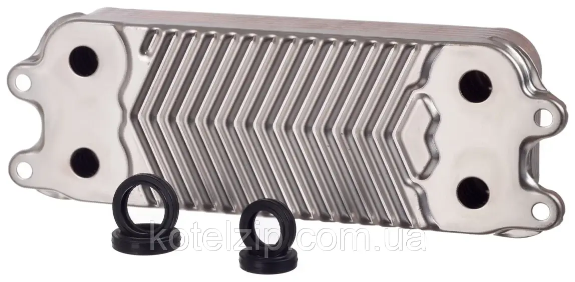 Вторинний теплообмінник (пластинчастий) Vaillant ATMO/TURBO TEC/PRO, MINI, R1. 14 ПЛ - 0020020018