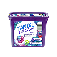 TANDIL Caps Color 3-in-1 капсулы для стирки цветного белья 22шт