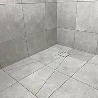 Душовий трап серії PYS Floor Drain 10х10 см, горизонтальний з решіткою Evimetal, фото 7