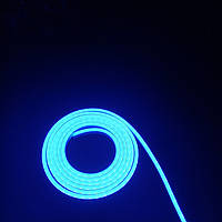 Світлодіодний неон, 12 в, 6 мм*12 мм, синій, кратність різання 1 см