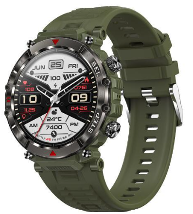 Смарт-годинник CF11 з Bluetooth-дзвінком для чоловіків 1,39 дюйма повний сенсорний екран IP67 водонепроникні спорт