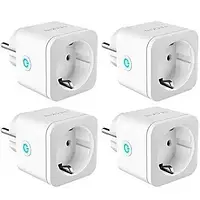 Умная смарт розетка Smart Plug Teckin SP21 Wi-Fi (в комплекте 4 шт)