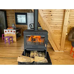 Чавунна піч Flame Stove Retro Lux Style, фото 2