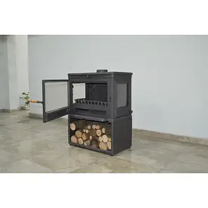 Чавунна піч Flame Stove Retro Lux Style, фото 2