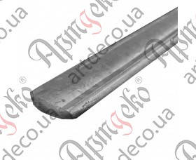 Коване перило, поручень 1500х50х12  Арт. 30.002.01