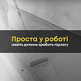 Епоксидна наливна підлога для складу та гаражу 10 кг на 30 м2 Чорна greenpharm, фото 4