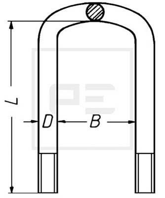 Драбина з гайками 81x16x300 MB, SCHOMACKER