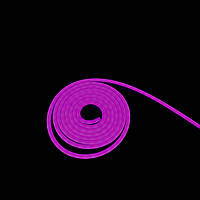 Світлодіодний неон, 12 в, 6 мм*12 мм, фіолетовий, кратність різання 1 см