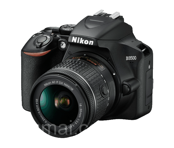 Фотоаппарат Nikon D3500 AF-P 18-55mm 24.2MP f/3.5-5.6G VR Kit Гарантия 36 месяцев + 128GB SD Card - фото 2 - id-p1720333433
