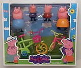 Набір Свинки Пеппи з 2-ма велосипедами, фото 3