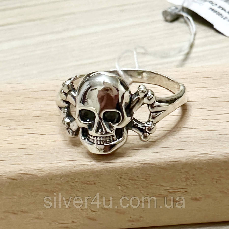 Серебряное кольцо готика Череп БР-0069421 (ID#1945797224), цена: 655 ...