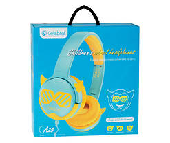 Навушники Celebrat A25 Childrens yellow, фото 4