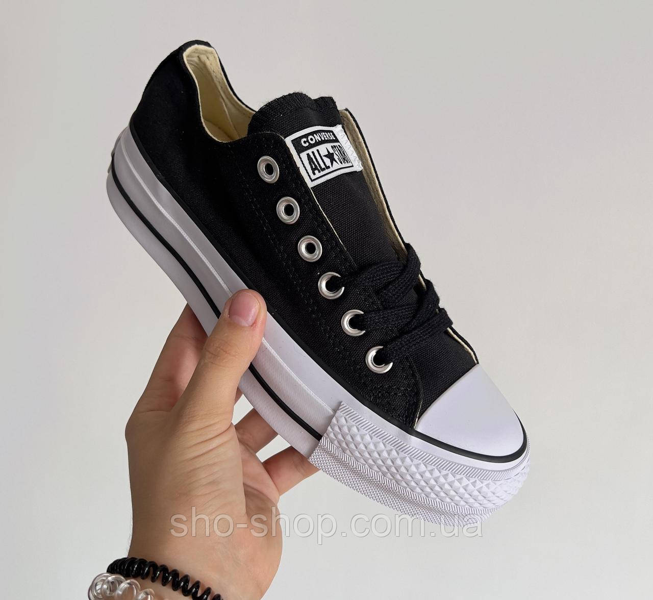 Кросівки Converse All Star Low Platform Black