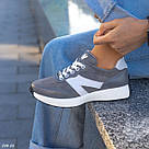 Жіночі кросівки сірого кольору, фото 9