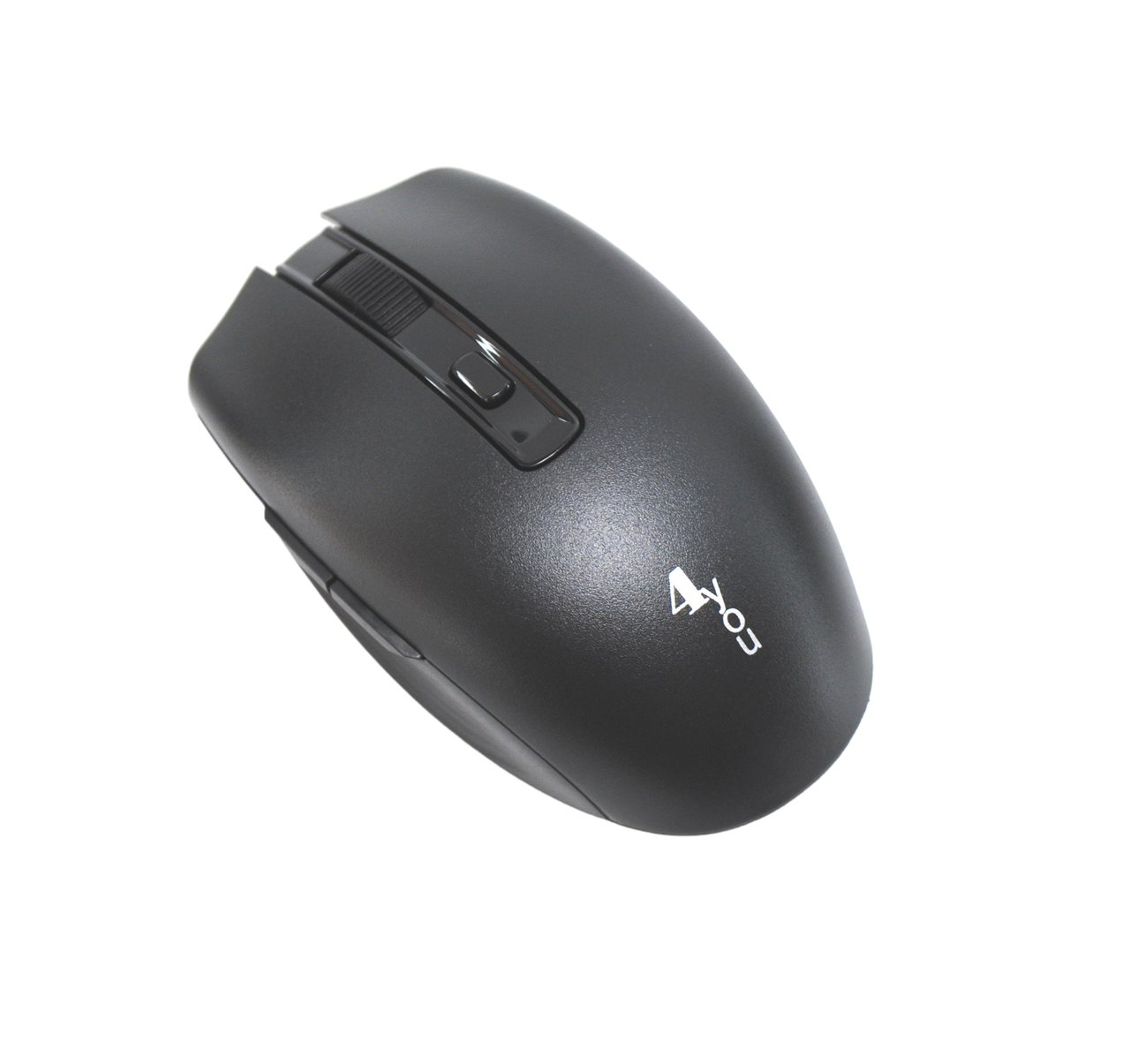 Миша комп'ютерна бездротова 4you M8 black (Тиха, BT 5.0 + 2.4 ГГц, 6 кн, 800-1600DPI, 12 міс гарантія)