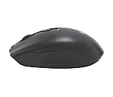 Миша комп'ютерна бездротова 4you M8 black (Тиха, BT 5.0 + 2.4 ГГц, 6 кн, 800-1600DPI, 12 міс гарантія), фото 6